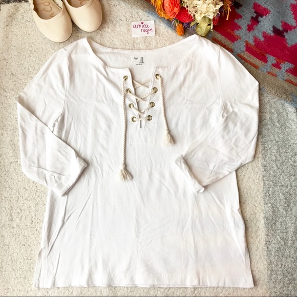 GAP Tops - GAP Lace-up Top✨